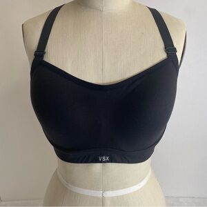 VSX Black Wireless Sports Bra Size 36D